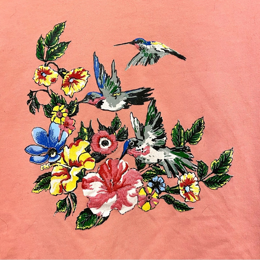 Embroidered Hummingbird Sweater - Picture 2 of 2